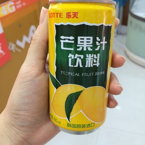 韩国进口饮料 乐天 芒果汁饮料 箱装 180ml