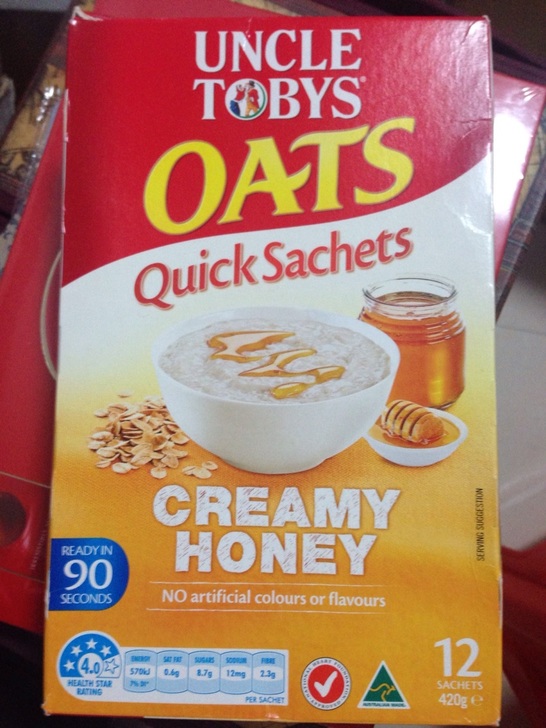澳洲 托比叔叔即食奶味蜂蜜谷物12包420g