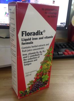 Floradix 铁元 补铁补血维生素营养液 250ml