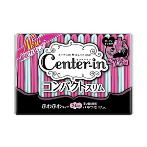 尤妮佳 苏菲 CENTER-IN便携式护翼型卫生巾 240mm