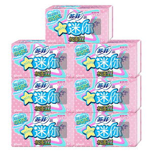 苏菲 弹力贴身迷你棉柔护翼日用卫生巾175mm组合