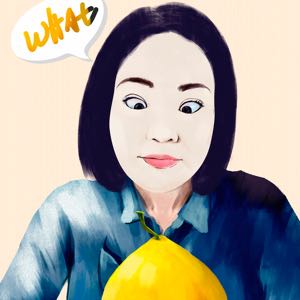 一颗大柚子