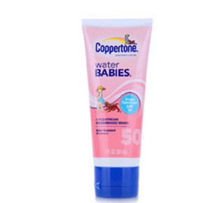 夏日乐悠悠 Coppertone水宝宝 SPF50 防水防晒乳 39元包邮
