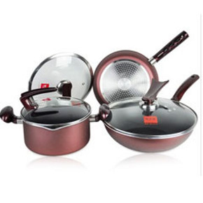 炊大皇 CKNS3-7 溢彩煎炒汤七件套锅 229元包邮(279，还可500-150更低)