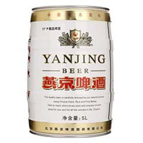 燕京 11度精品 5L桶装啤酒 65元包邮(可满200减50)