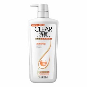 5折团购：CLEAR 清扬 女士 丝漾柔滑型洗发露 750ml 36元