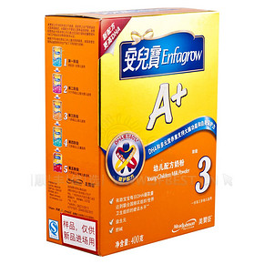 华中地区：美赞臣 安儿宝A+ 配方奶粉3段400g 61元包邮(券后)