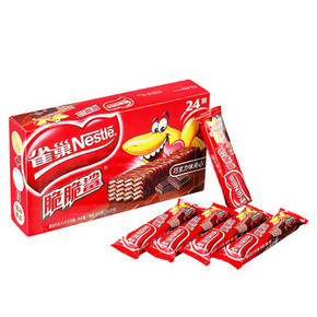 小额红包好去处：雀巢(Nest) 脆脆鲨威化巧克力20gX24支 16.5元
