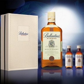 百龄坛 特醇苏格兰威士忌 700ml 双酒版礼盒装 折97元(139，599-195)