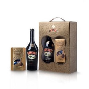 Baileys百利 力娇甜酒750ml+瑞士莲巧克力球120g 88元包邮