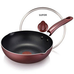 苏泊尔(SUPOR) PJ28R4 火红点深型煎炒锅 149元包邮(199-50)