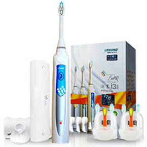 家庭装！力博得 I3声波电动牙刷 含6支刷头 和谐蓝 249元包邮(可更低)