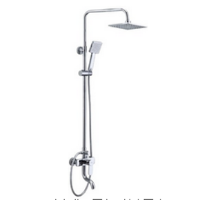 ballee 贝乐 0090 方形全铜 淋浴花洒套装 三出水 399元包邮，之前599