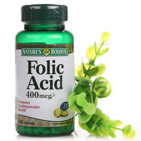 新低价：Nature's Bounty 自然之宝 叶酸片 250粒 25元包邮