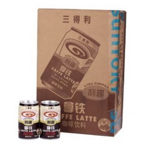 三得利 利趣拿铁 310ml*4罐 4.9元包邮