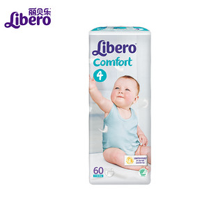Libero 丽贝乐 瑞典进口 纸尿裤M60片 108元包邮