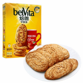 焙朗 早餐饼干苹果红枣味 300g 折6.6元(99-50)