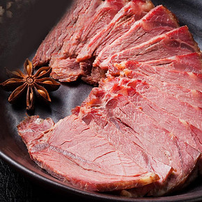 周家口 五香酱牛肉 150g*2袋 29.9元包邮(39.9-10券)