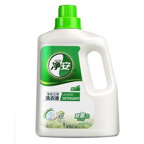 净安 艾草香洗衣液 2kg*2瓶 14.9元包邮(39.9-25券)