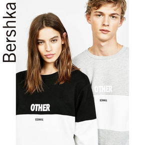 Bershka 情侣款中性卫衣 79元