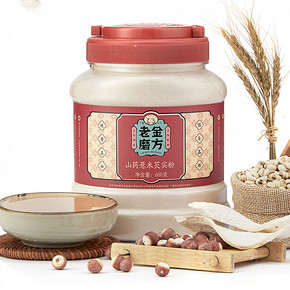 前3分钟半价# 老金磨方 山药薏米芡实粉600g 24.9元包邮(49.9-24.9)