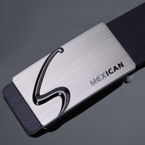 稻草人 百搭简约平滑扣休闲青年男士腰带 29元包邮(59-30券)