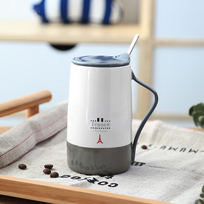 凡雅巨匠 创意简约骨陶瓷马克杯 14.8元包邮(24.8-10券)