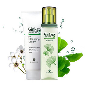 前10分钟半价# 婵真 银杏滋养 洗面奶200ml+乳液150ml 149返74.5元