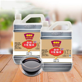 味事达 金标生抽王1 .6L*2瓶促销装 19.9元