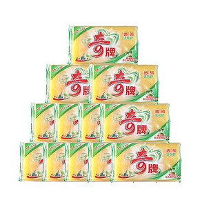 前3分钟# 隆力奇 奇牌 洗衣皂 228g*12个 19.9元包邮(29.9-10)