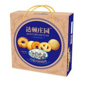 达顿庄园 蓝罐铁盒曲奇饼干908g 29.9元包邮(49.9-20券)