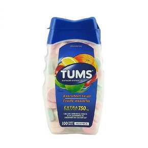 凑单好物# Tums 抗胃酸胃灼热咀嚼钙片 100粒  29.9元