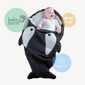 贝多喜 婴儿卡通鲨鱼睡袋100cm 59元包邮(139-80券)