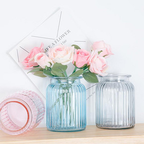徽派 玻璃透明小清新花瓶 4.9元包邮(9.9-5券)
