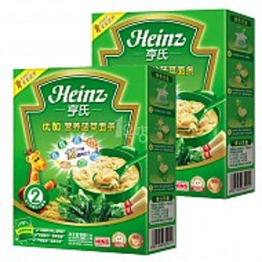 Heinz 亨氏 优加营养菠菜面条 252g*2盒 25.8元