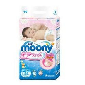 Moony 婴儿纸尿裤L54片 79元