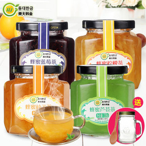 东大韩金 蜂蜜茶组合装 238g*4瓶 28.9元包邮(38.9-10券)