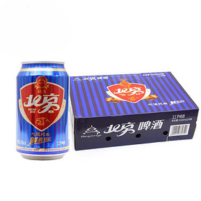 北京啤酒 麦芽浓度11°啤酒 330ml*6听 14.9元包邮(34.9-20券)
