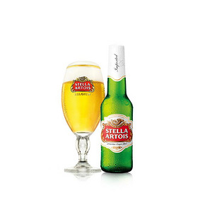 比利时品牌# StellaArtois 时代啤酒 330ml*3瓶 9.9元包邮