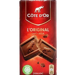 COTE D'OR 克特多金象 牛奶巧克力 100g*2件 19.9元(2件5折)