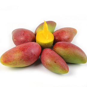 农派三叔 海南贵妃芒果 2.5斤*3件 38.91元包邮(38.8+0.1+0.01元)