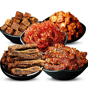 前60秒# 老川东 牛肉干零食大礼包 400g*2件 52.9元(拍2免1)