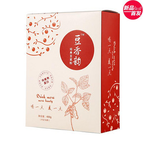 新品首发# 豆香韵 原味豆浆粉400g  5.8元包邮(15.8-10券)
