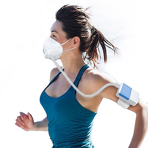 防尘透气# 七河 滤尘防霾移动便捷电子口罩 48元包邮(198-150券)