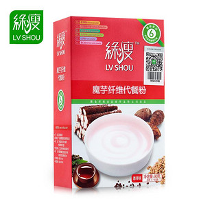 瘦身首选# 绿瘦 魔芋果蔬纤维代餐粉15袋  29元包邮(39-10券)