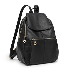 百搭风格# 狼姿 真皮大容量双肩包  69元包邮(99-30券)