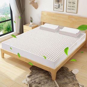 舒适好眠# 泰国进口原料天然乳胶床垫0.9m*2m  349元包邮(499-150券)