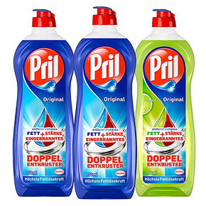 双11预售最后一天# 汉高 Pril高浓缩洗洁精750ml*3瓶 38元(定金10+尾款58-30券)