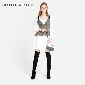 双11预售# CHARLES＆KEITH秋冬过膝女靴   359元(定金40+尾款319)