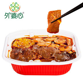 懒人火锅# 外婆心 速食自煮麻辣牛肉火锅362g 22.9元包邮(37.9-15券)